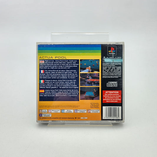 ACTUA POOL - PLAYSTATION 1
