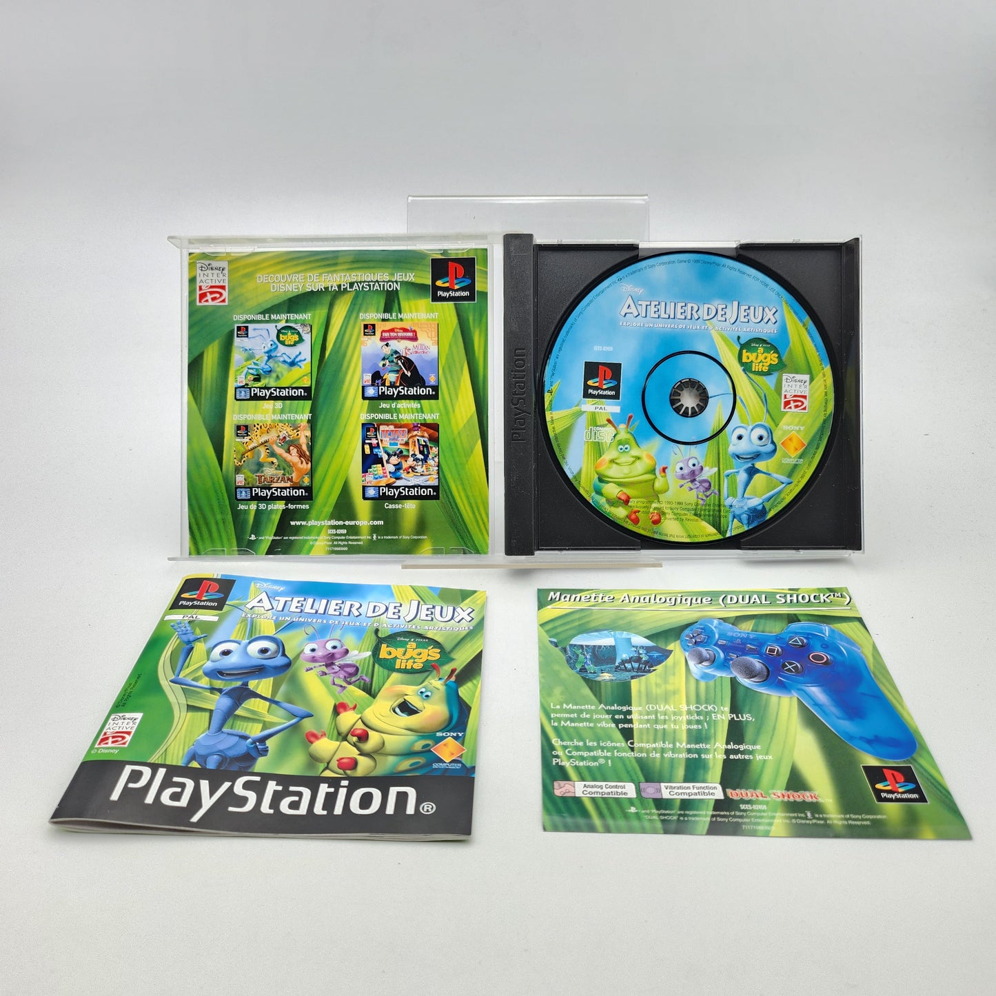 DISNEY PIXAR ATELIER DE JEUX A BUG’S LIFE - PLAYSTATION 1