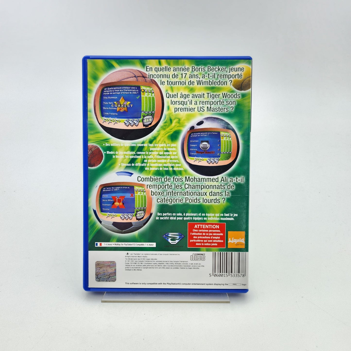 COLLECTION QUIZZ : SPORT - PLAYSTATION 2