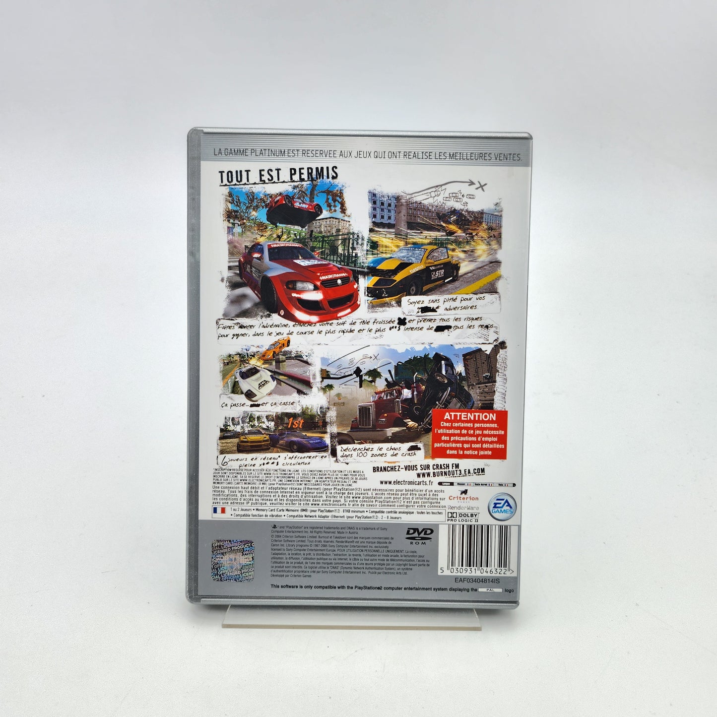 BURNOUT 3 TAKEDOWN - PLAYSTATION 2