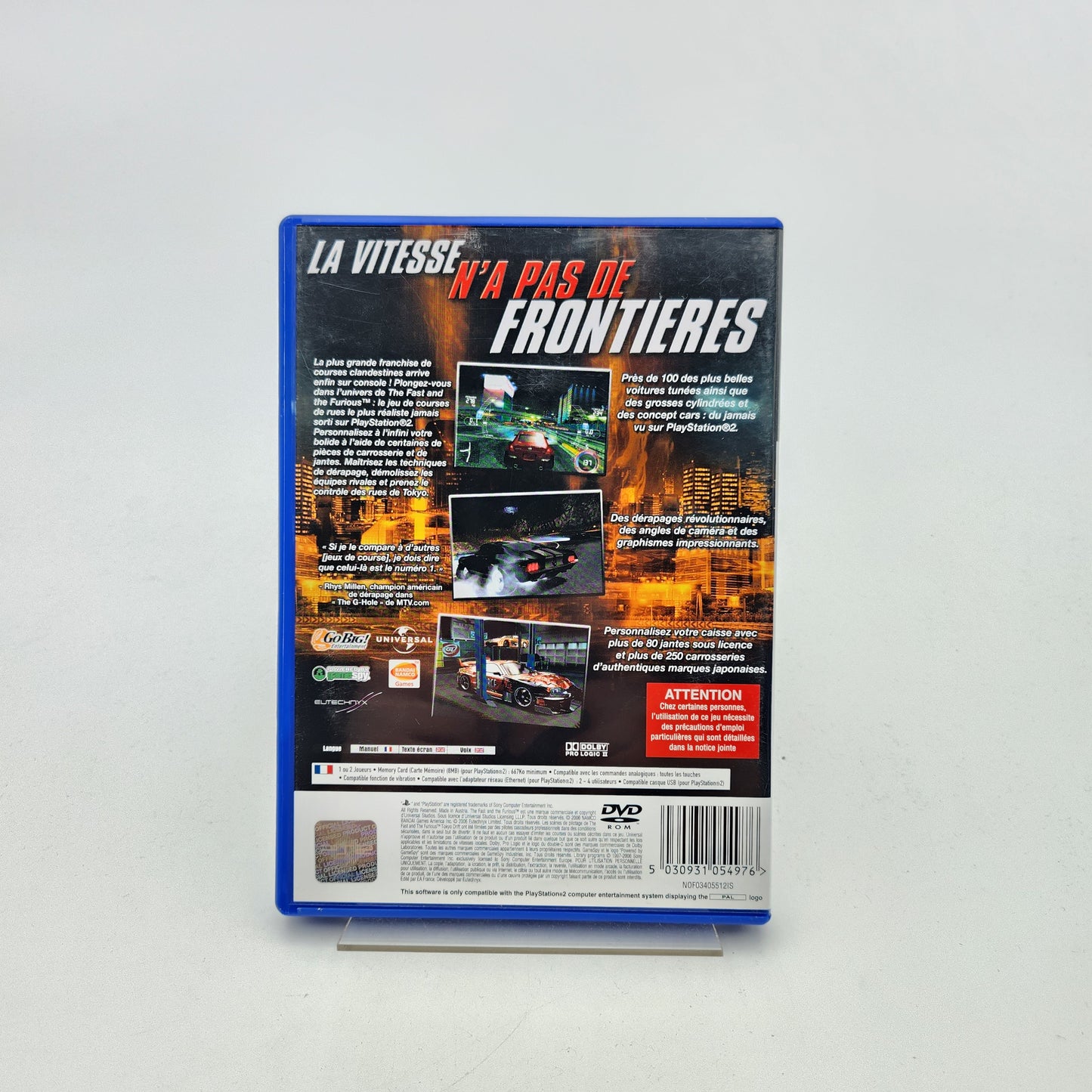 THE FAST AND THE FURIOUS - PLAYSTATION 2