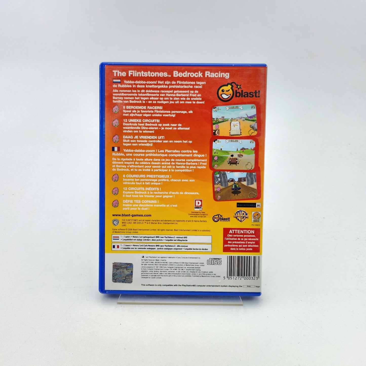 THE FLINTSTONES BEDROCK RACING - PLAYSTATION 2
