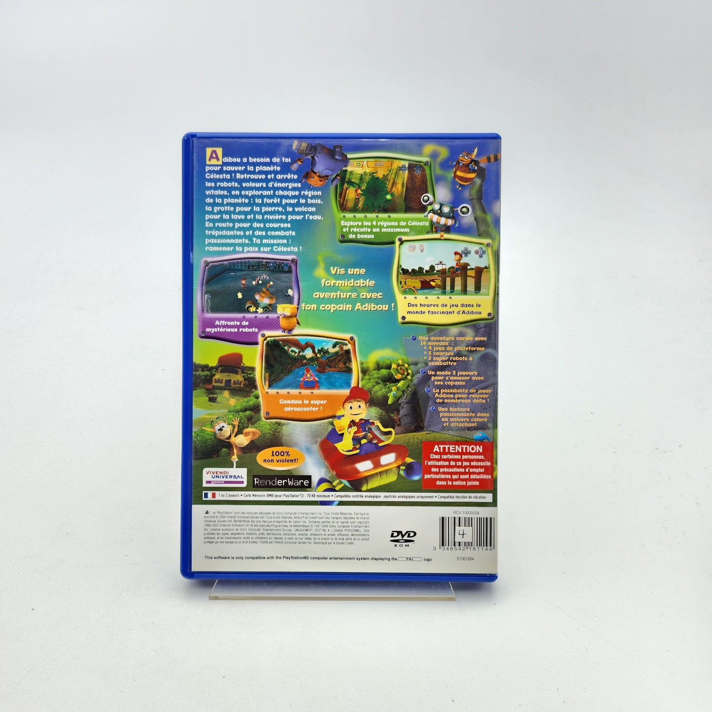 ADIBOU ET LES VOLEURS D’ÉNERGIE - PLAYSTATION 2