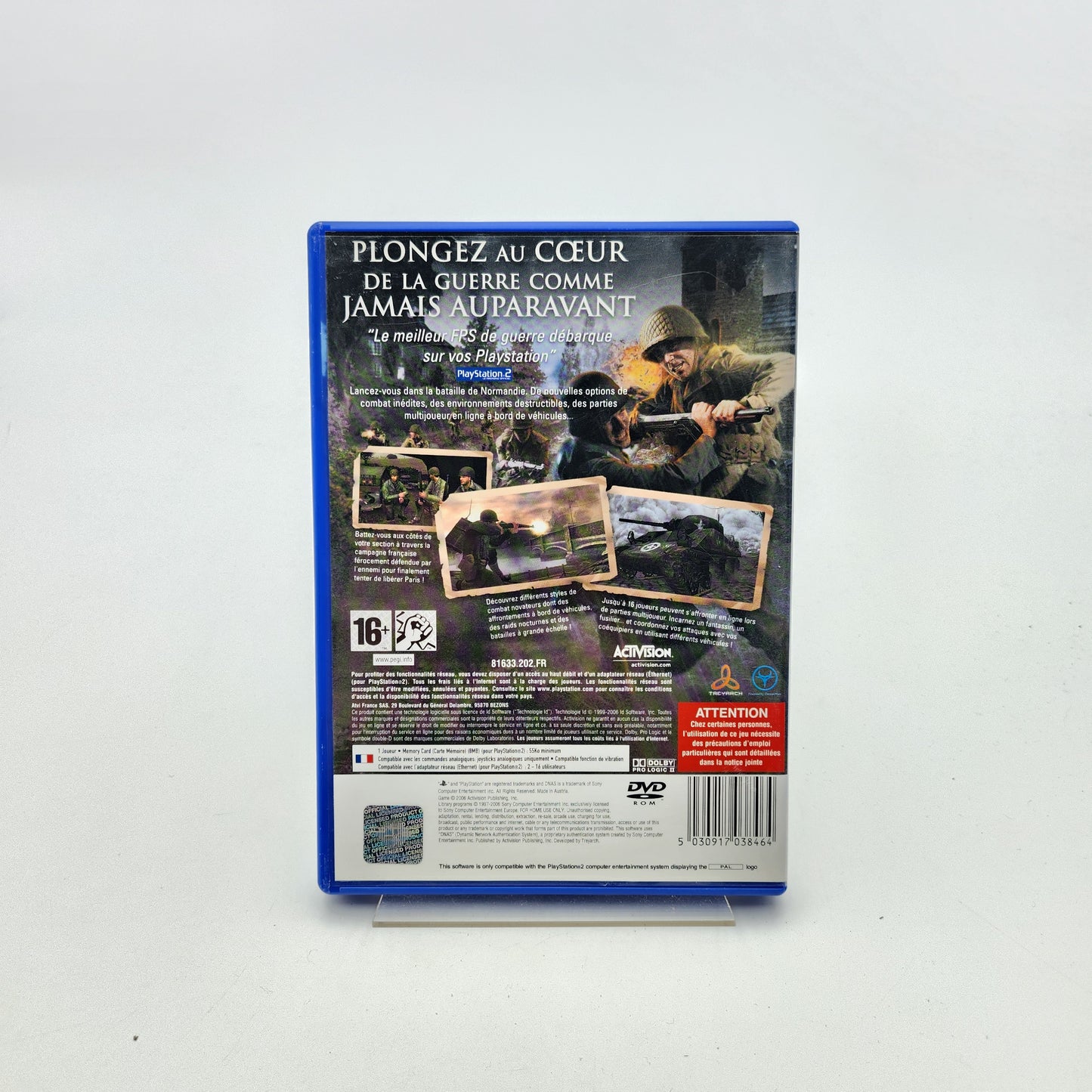 CALL OF DUTY 3 EN MARCHE VERS PARIS - PLAYSTATION 2
