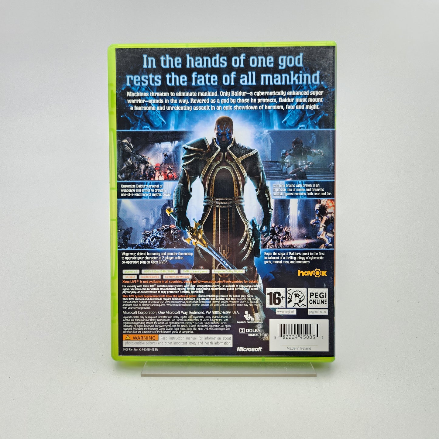 TOO HUMAN - XBOX 360