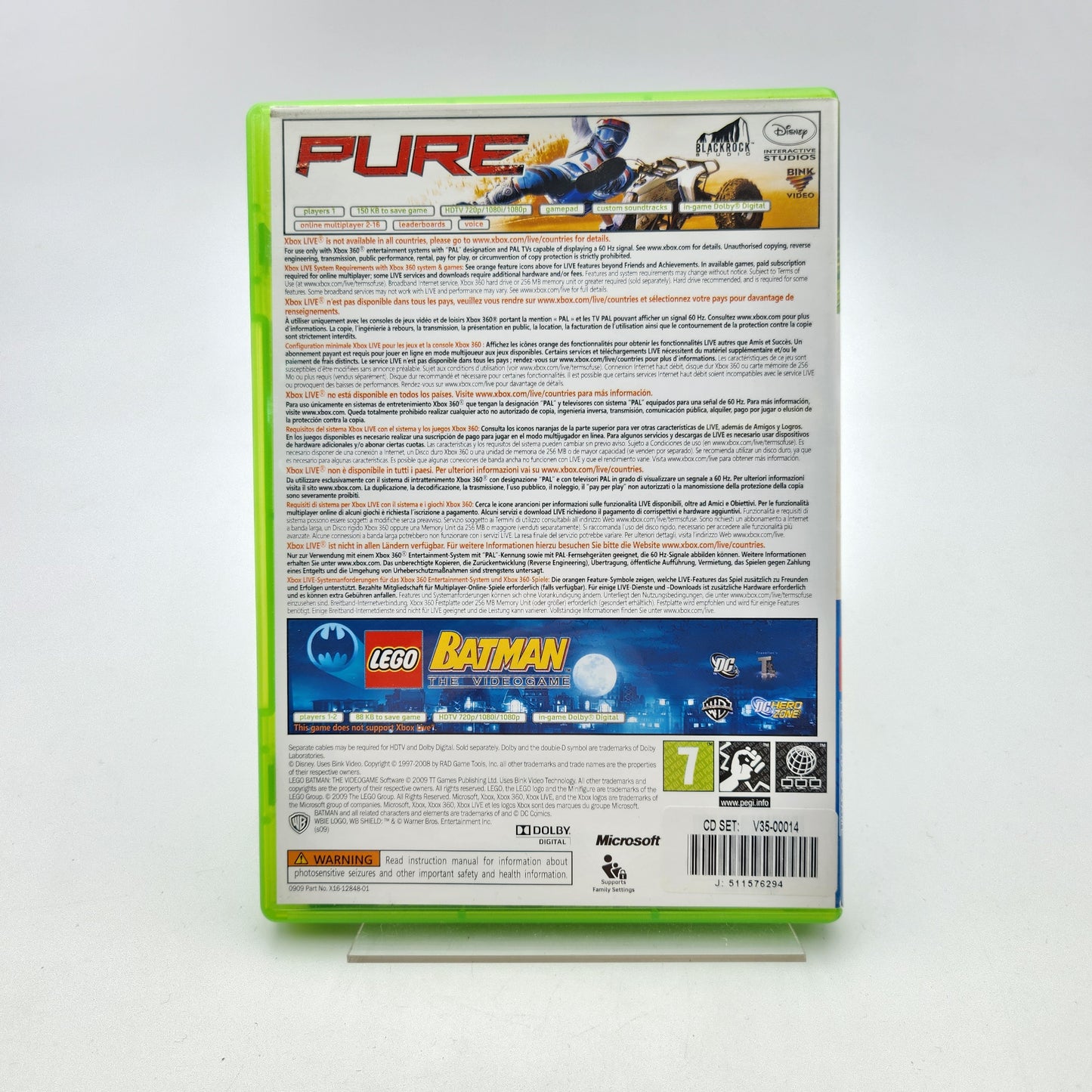 PURE / LEGO BATMAN - XBOX 360