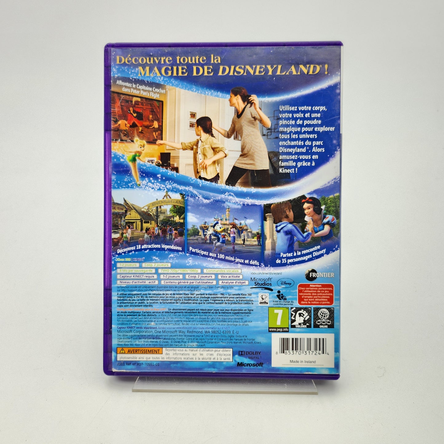 KINECT DISNEYLAND ADVENTURES - XBOX 360