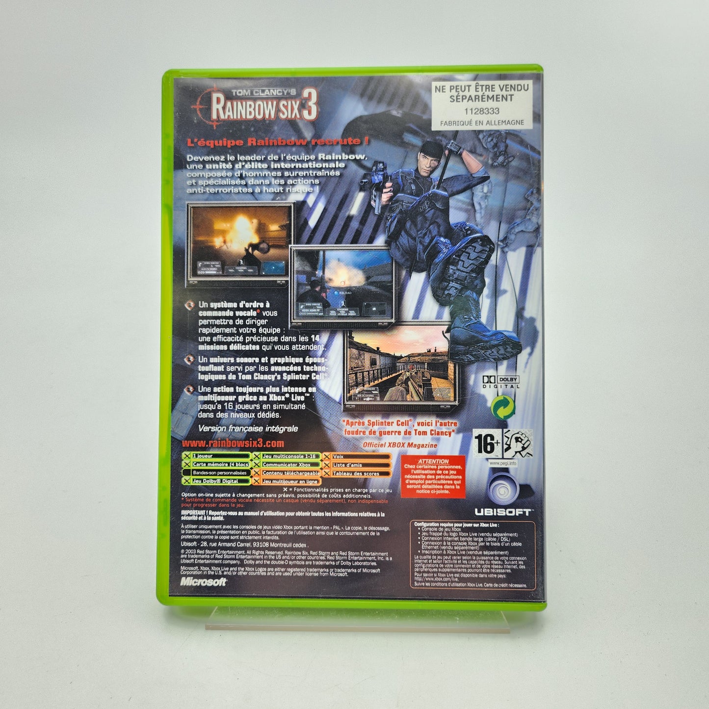 RAINBOW SIX 3 - XBOX