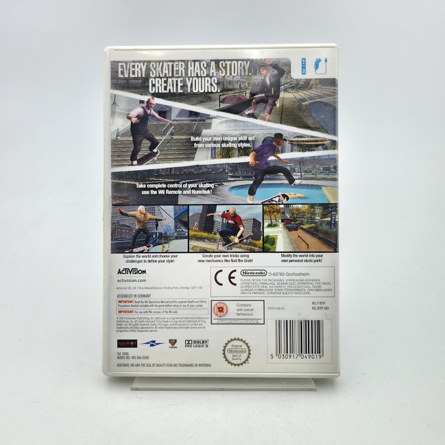 TONY HAWK’S PROVING GROUND - WII