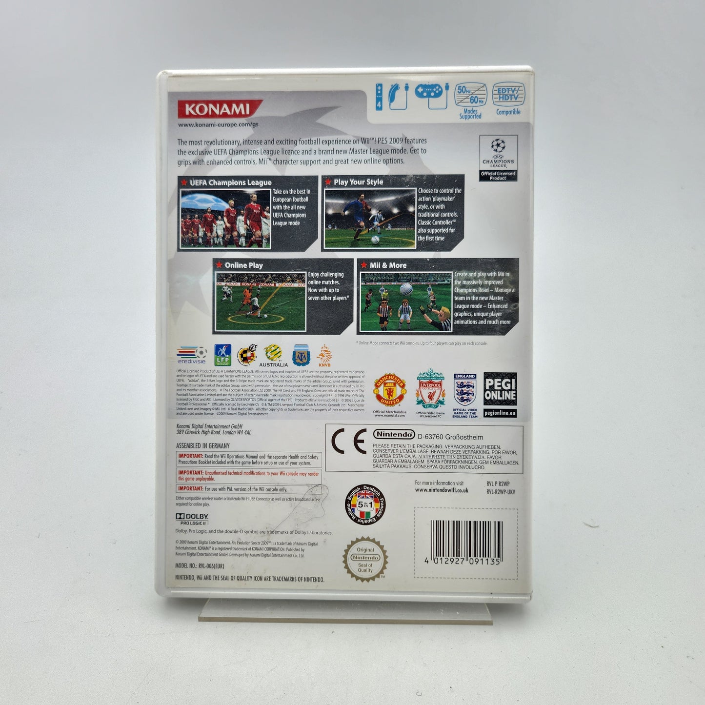 PES 2009 PRO EVOLUTION SOCCER - WII