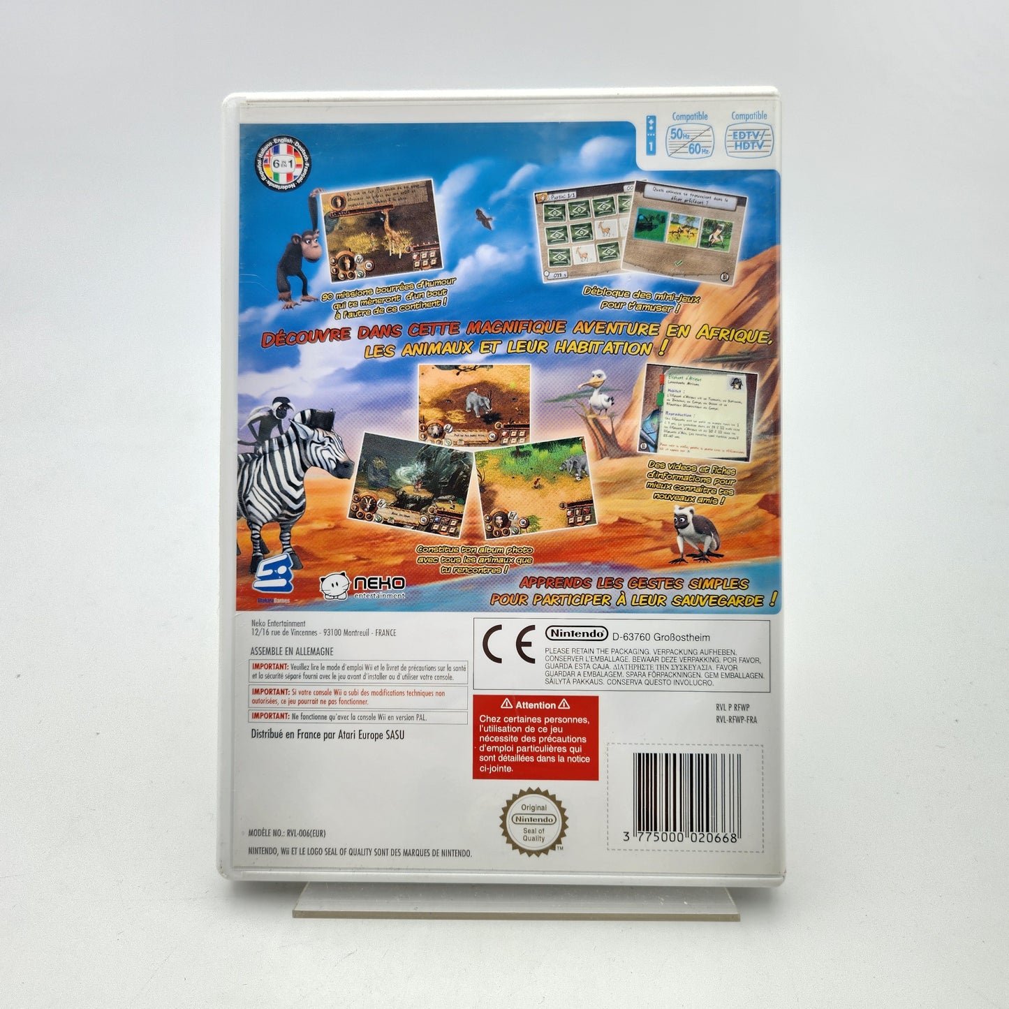 SAFARI ADVENTURES AFRIQUE - WII