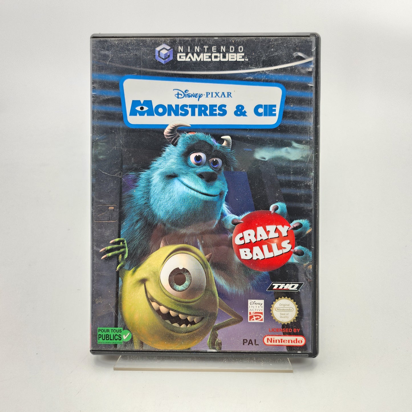 DISNEY PIXAR MONSTRES & CIE CRAZY BALLS - GAMECUBE