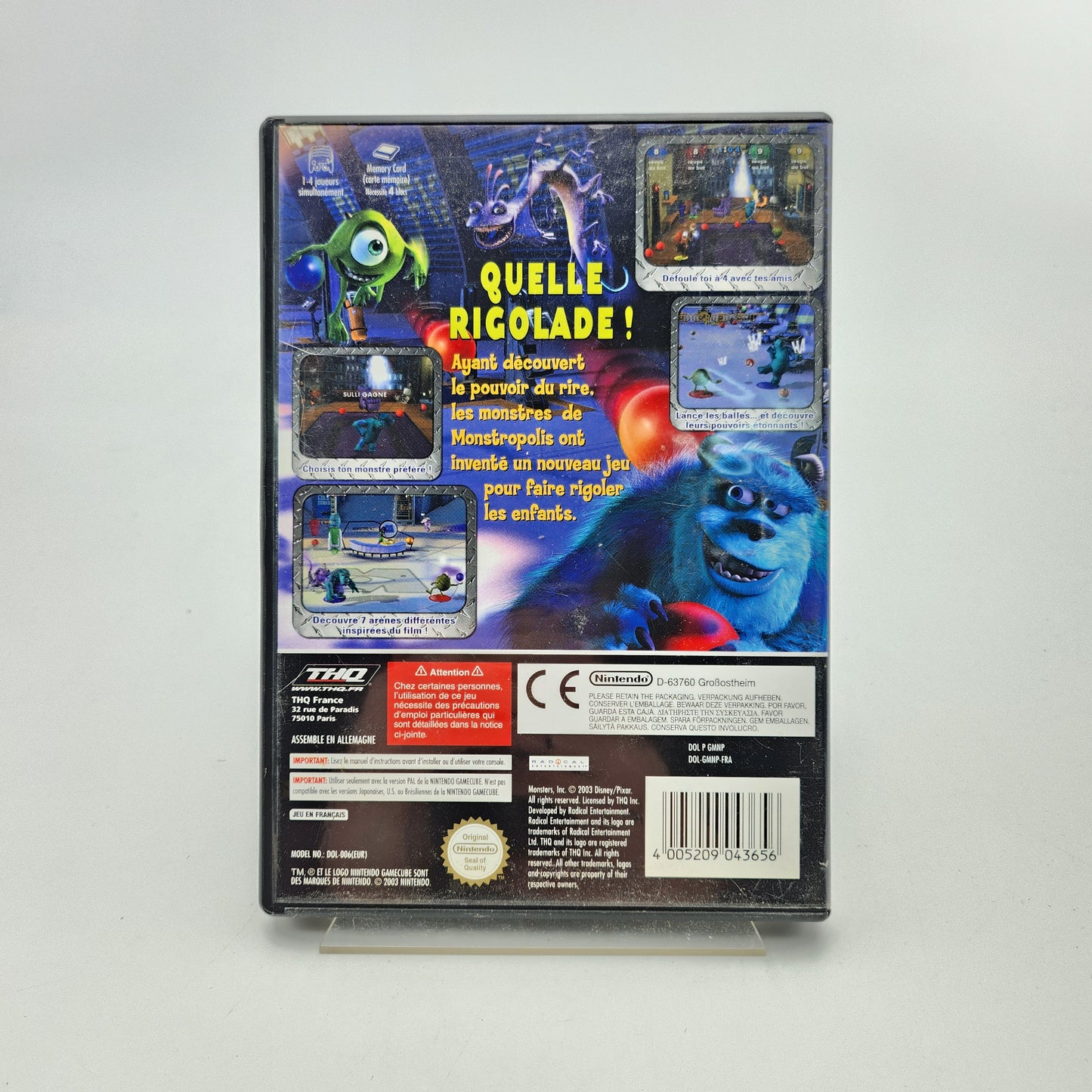 DISNEY PIXAR MONSTRES & CIE CRAZY BALLS - GAMECUBE