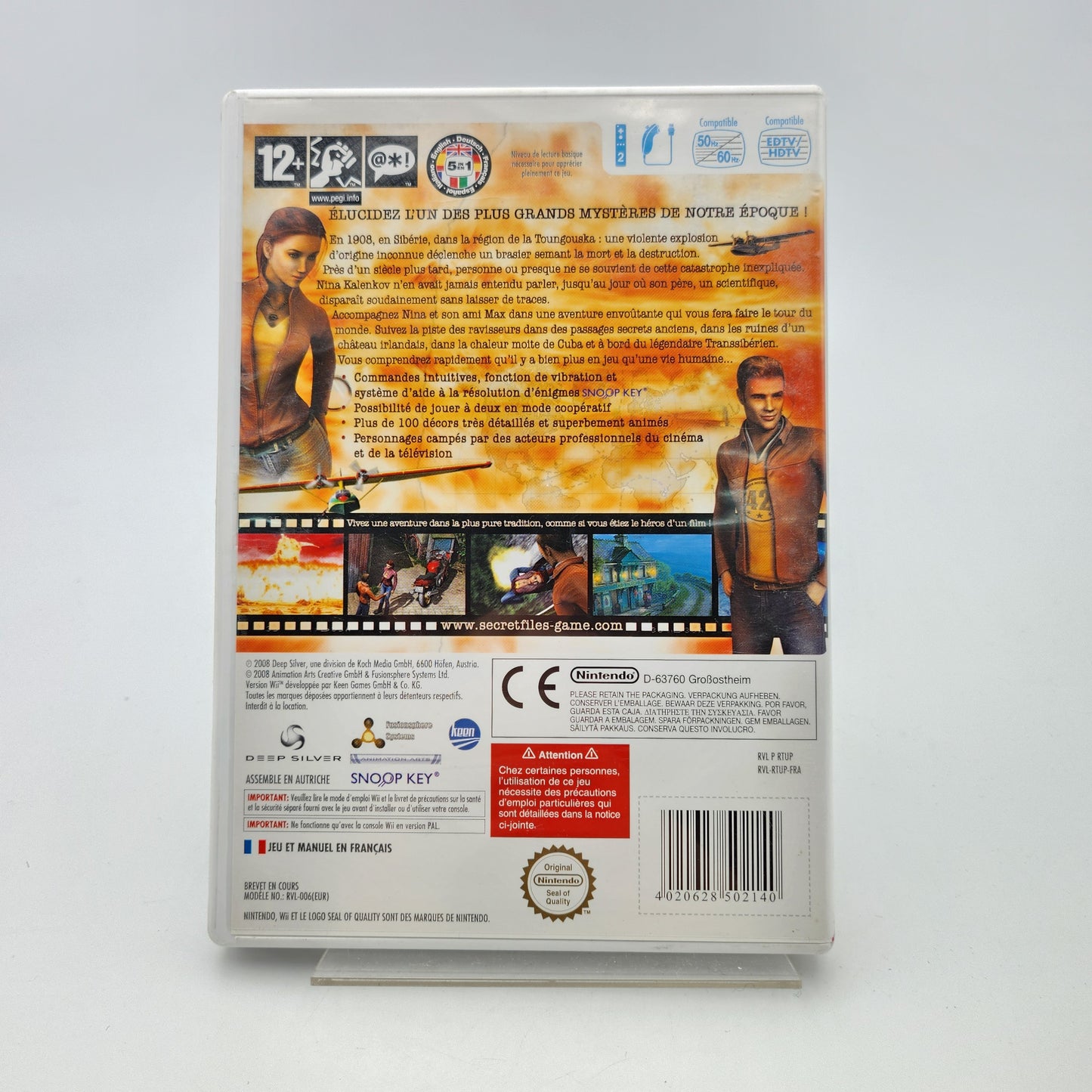 SECRET FILES TUNGUSKA - WII