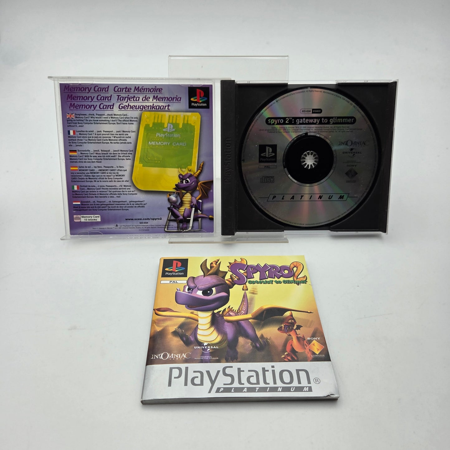 SPYRO 2 GATEWAY TO GLIMMER - PLAYSTATION 1