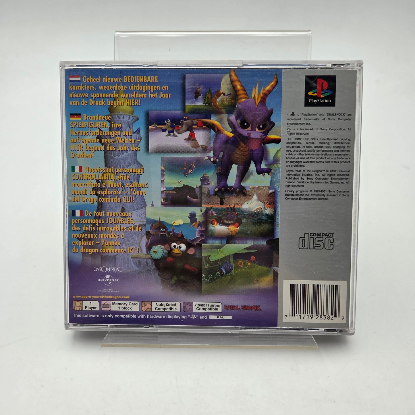 SPYRO YEAR OF THE DRAGON - PLAYSTATION 1