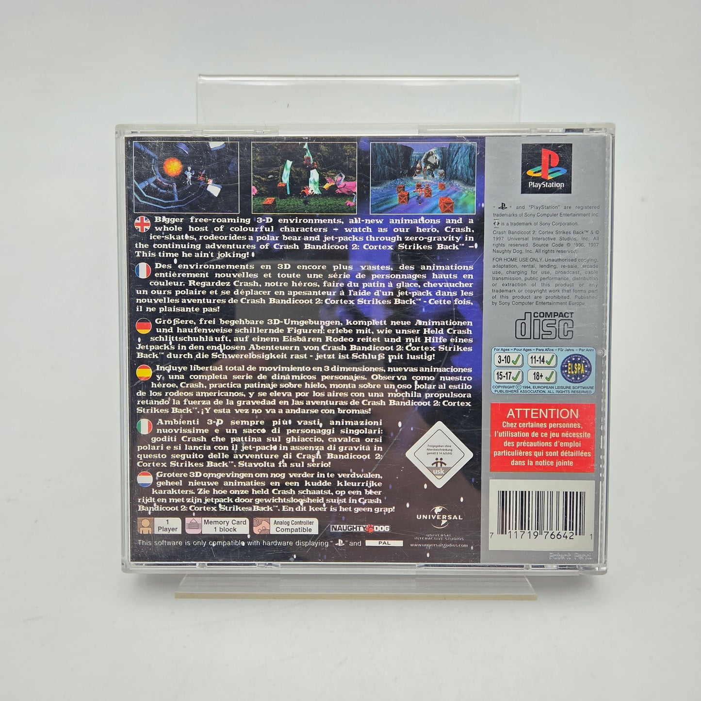 CRASH BANDICOOT 2 - PLAYSTATION 1