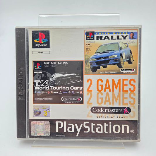 TOCA WORLD TOURING CARS / COLIN MCRAE RALLY - PLAYSTATION 1