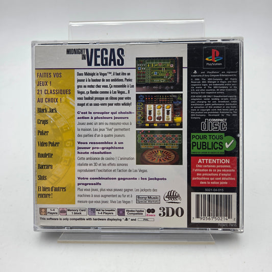 MIDNIGHT IN VEGAS - PLAYSTATION 1