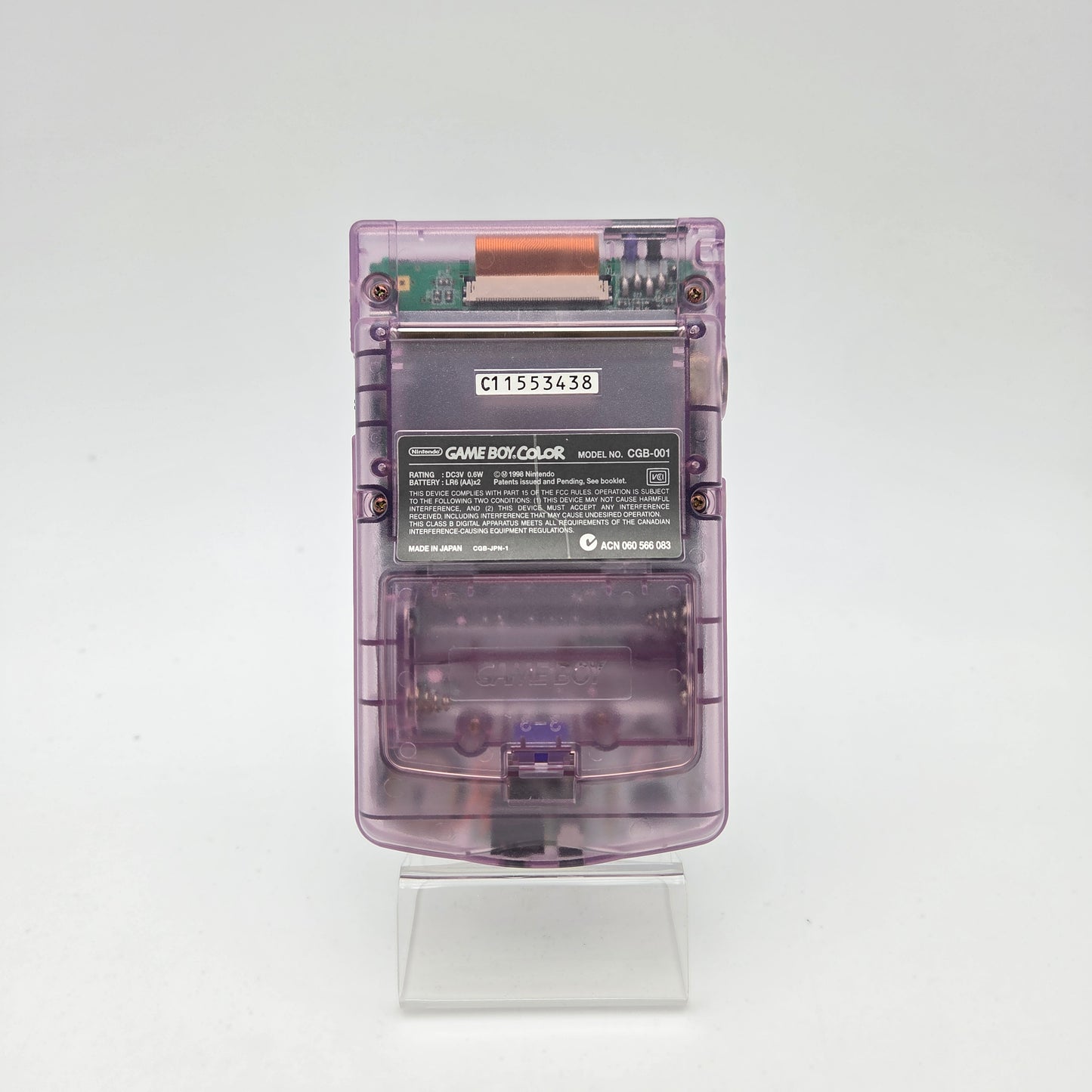 GAMEBOY COLOR CLEAR PURPLE