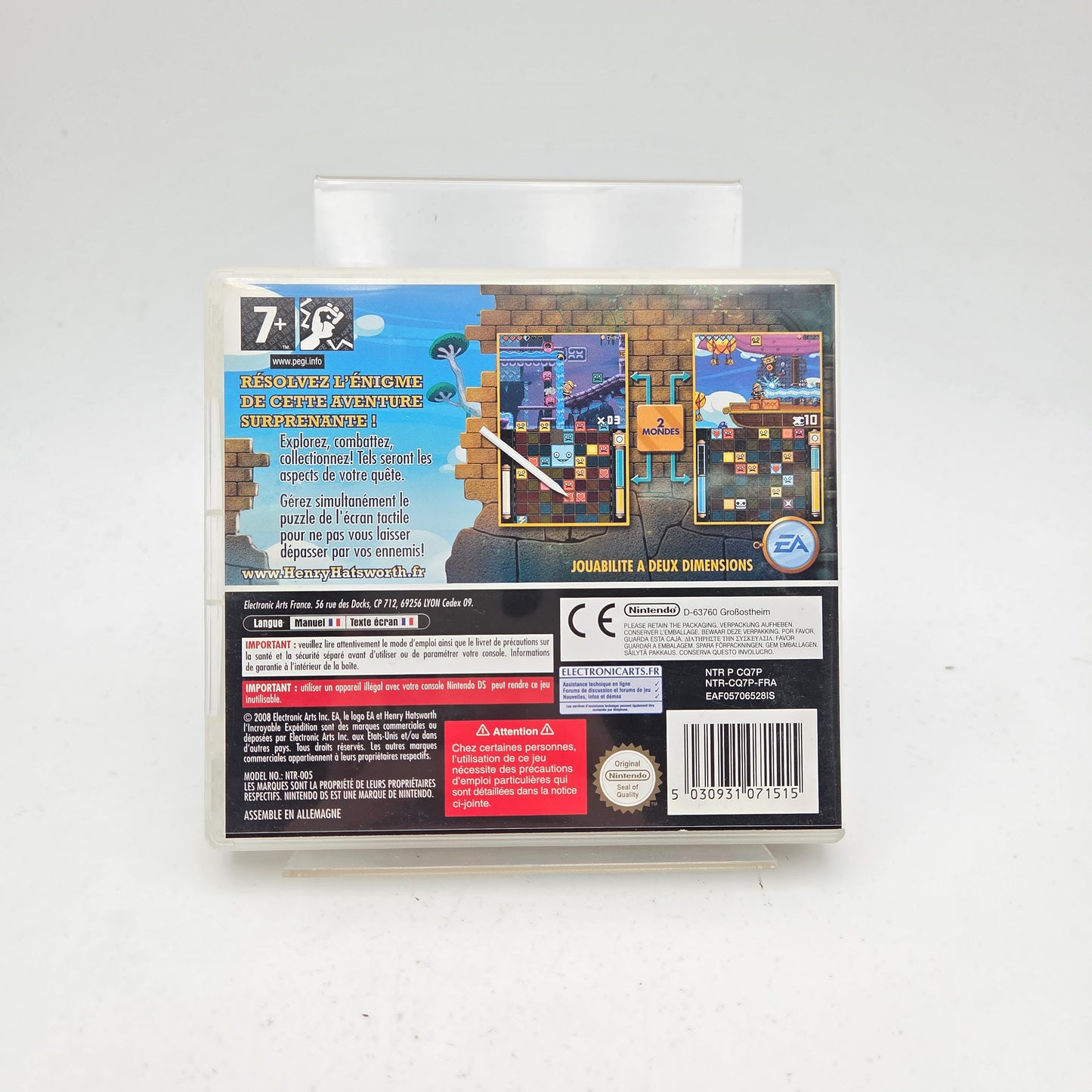 HENRY HATSWORTH L’INCROYABLE EXPÉDITION - NINTENDO DS