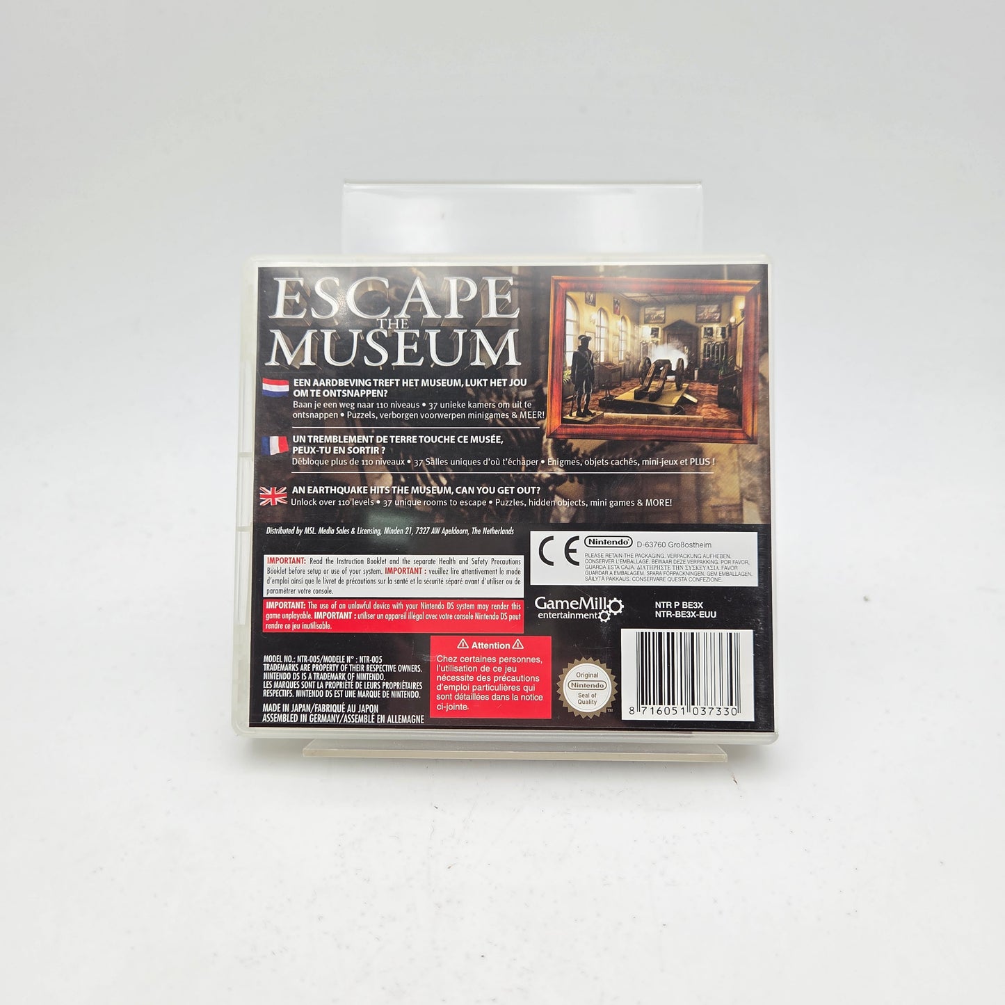 ESCAPE MUSEUM - NINTENDO DS