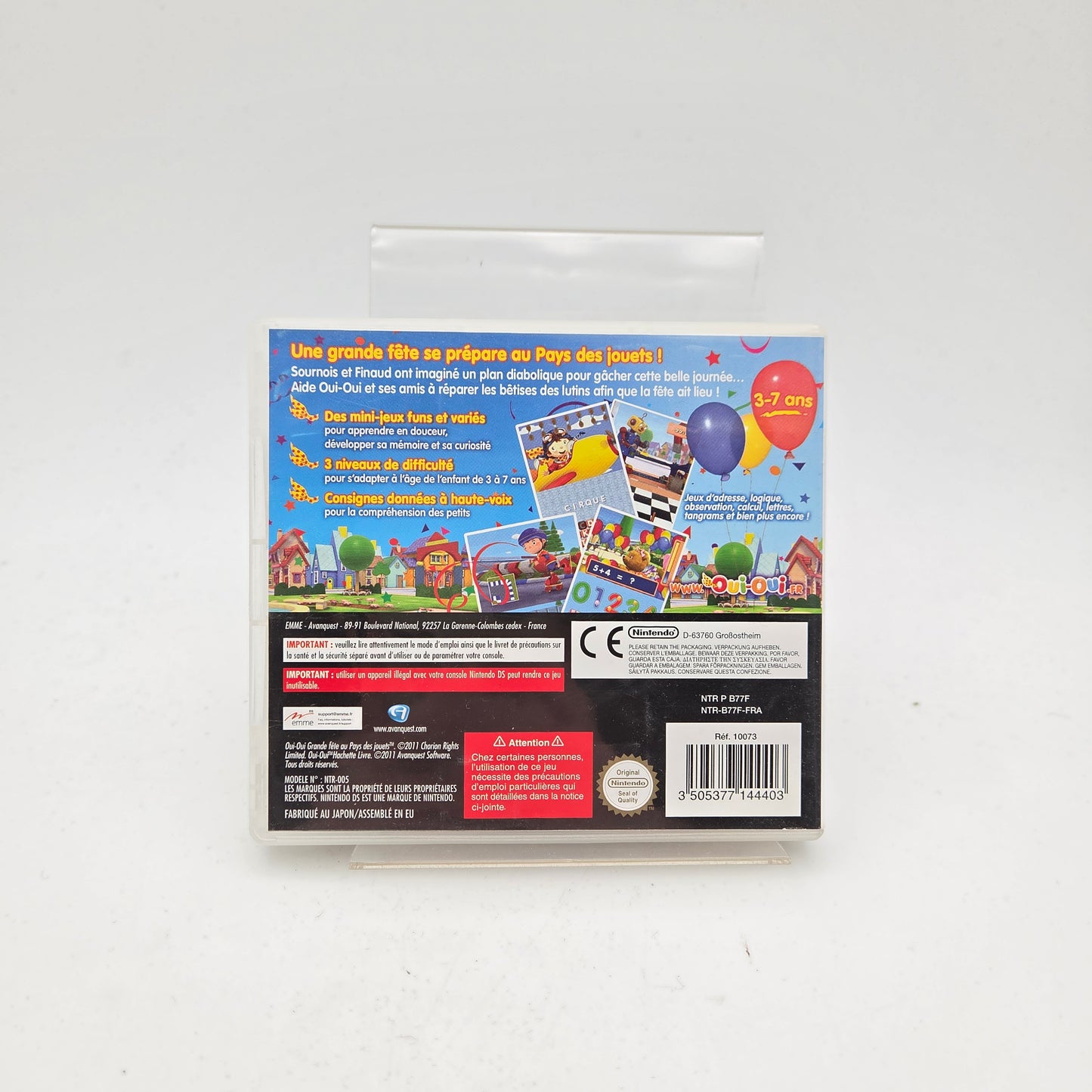 OUI-OUI GRANDE FÊTE AU PAYS DES JOUETS - NINTENDO DS