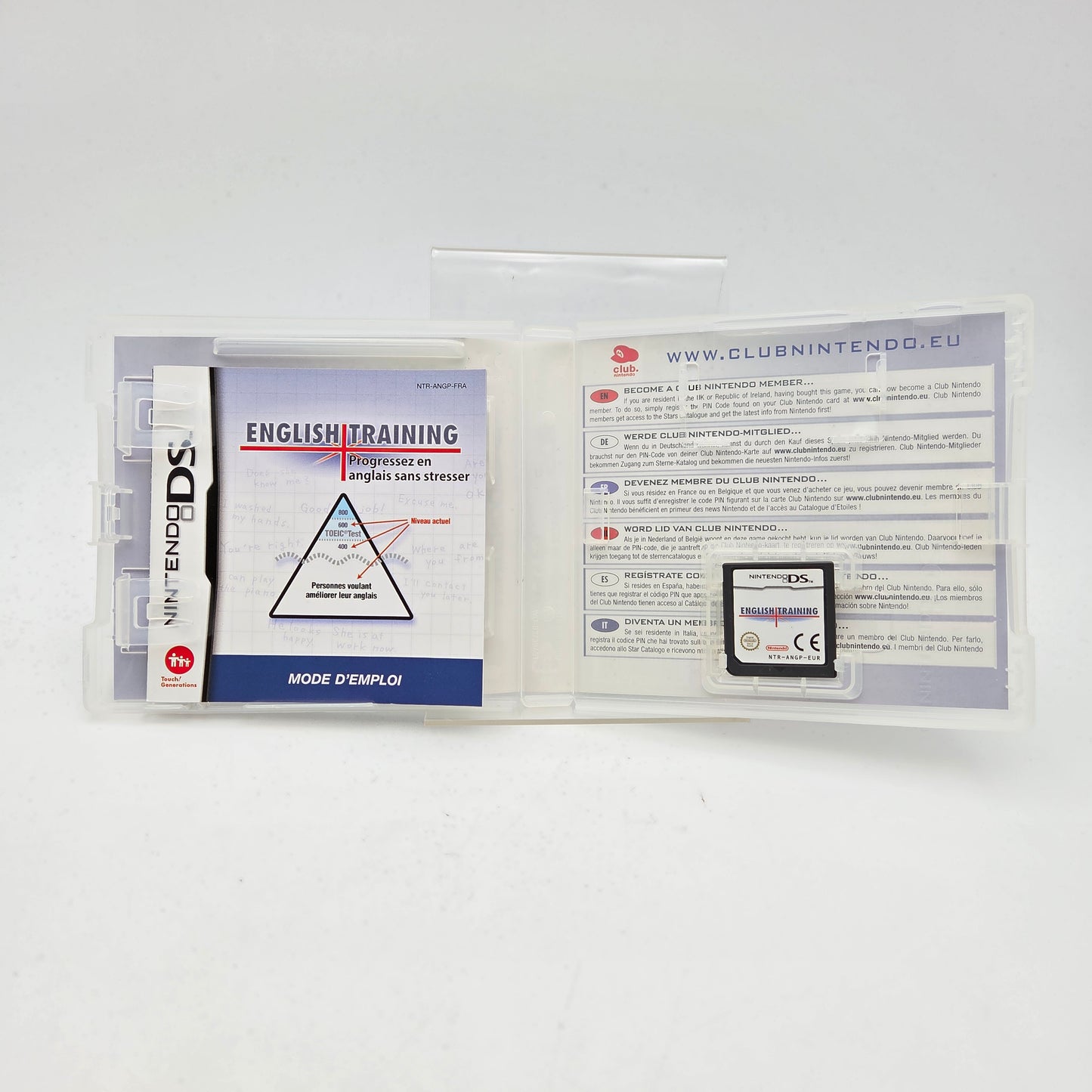 ENGLISH TRAINING PROGRESSEZ EN ANGLAIS SANS STRESSER - NINTENDO DS