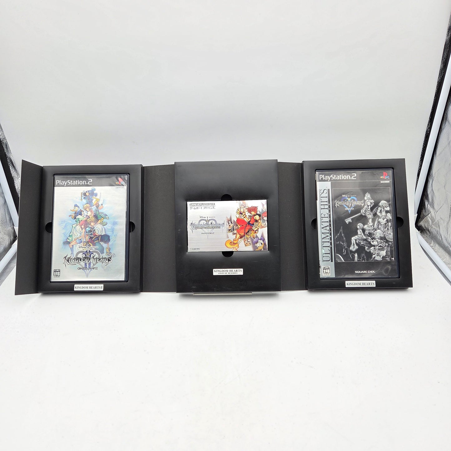KINGDOM HEARTS TRINITY MASTER PIECE - PLAYSTATION 2 / GAMEBOY ADVANCE