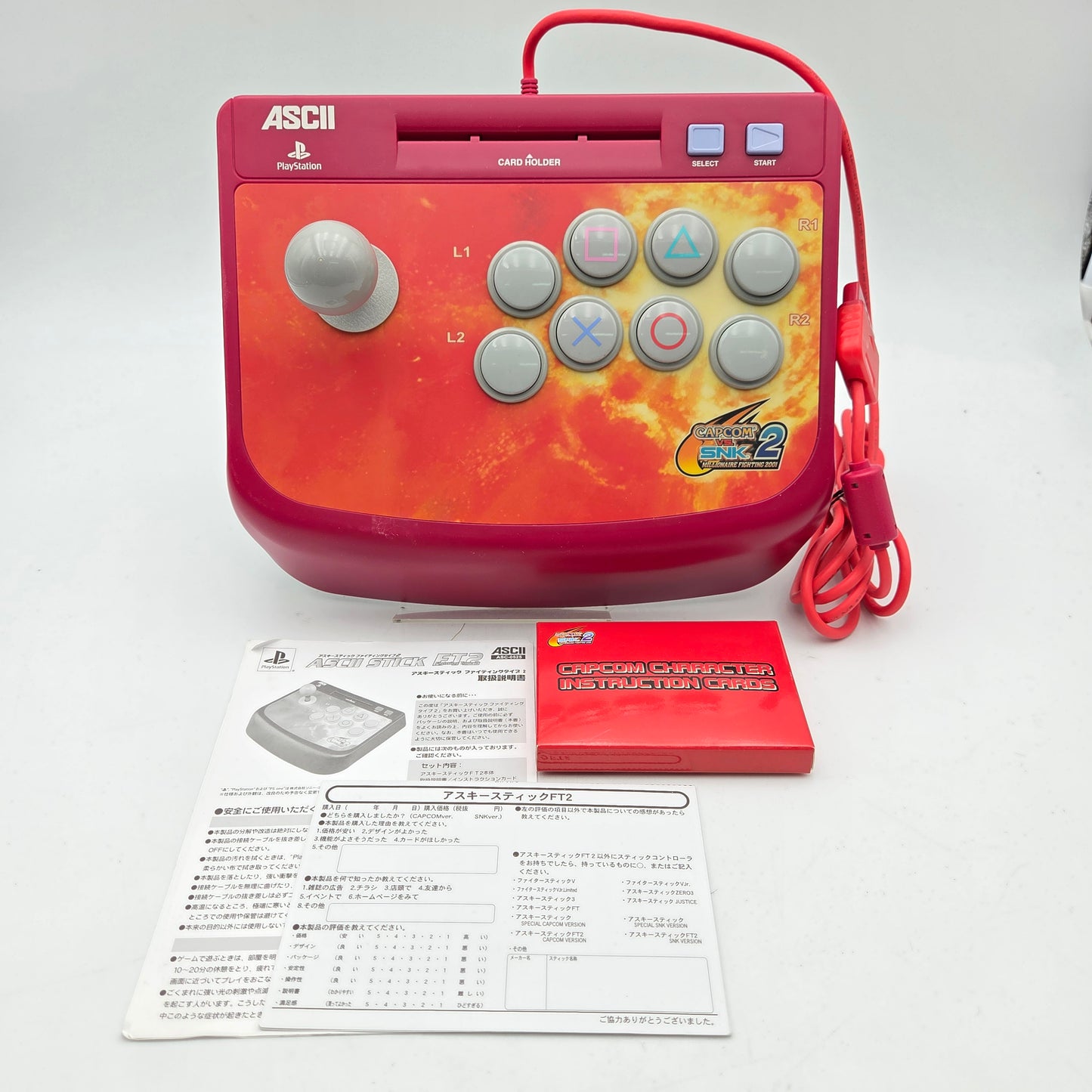 ASCII STICK FT2 CAPCOM VERSION - PLAYSTATION 1