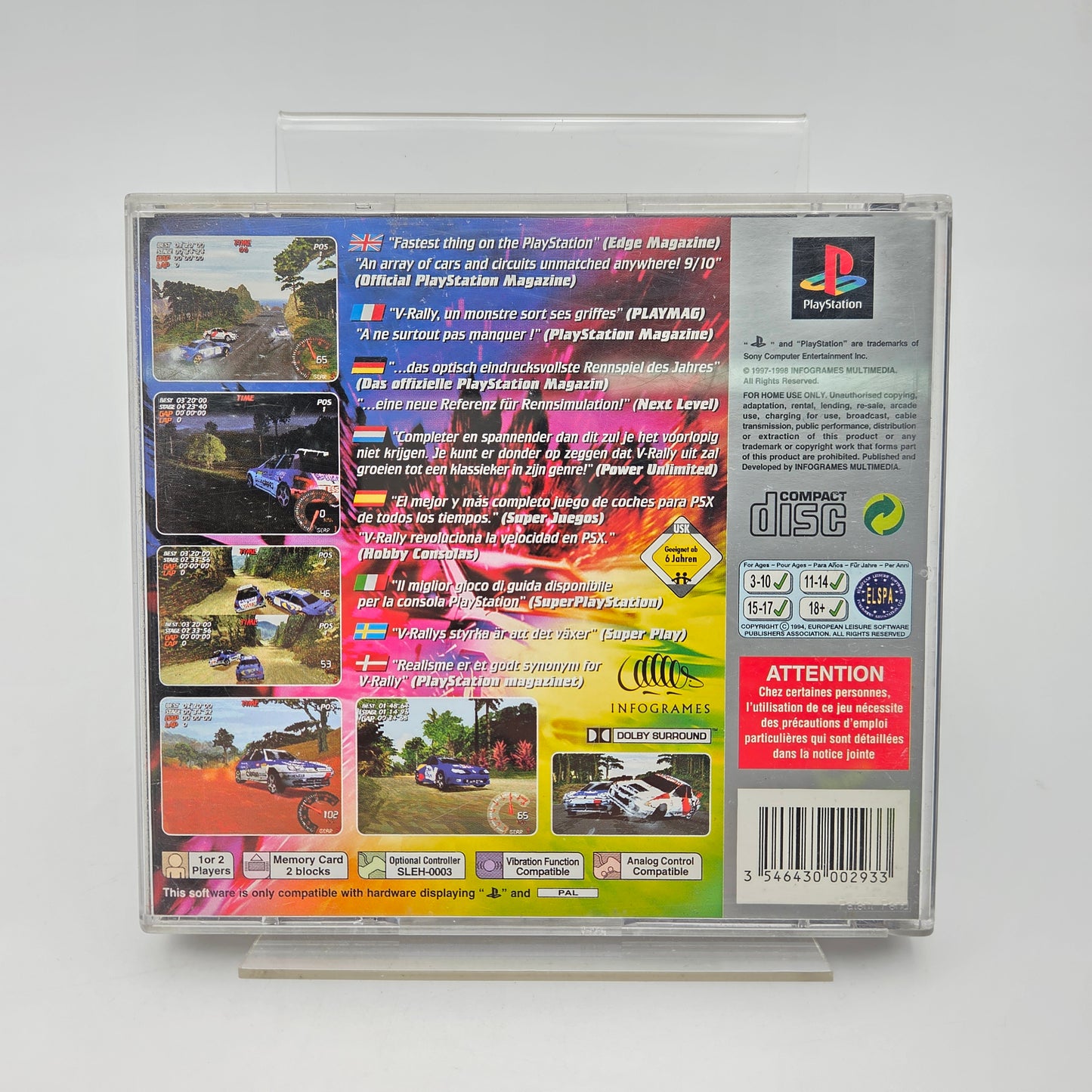 VRALLY - PLAYSTATION 1