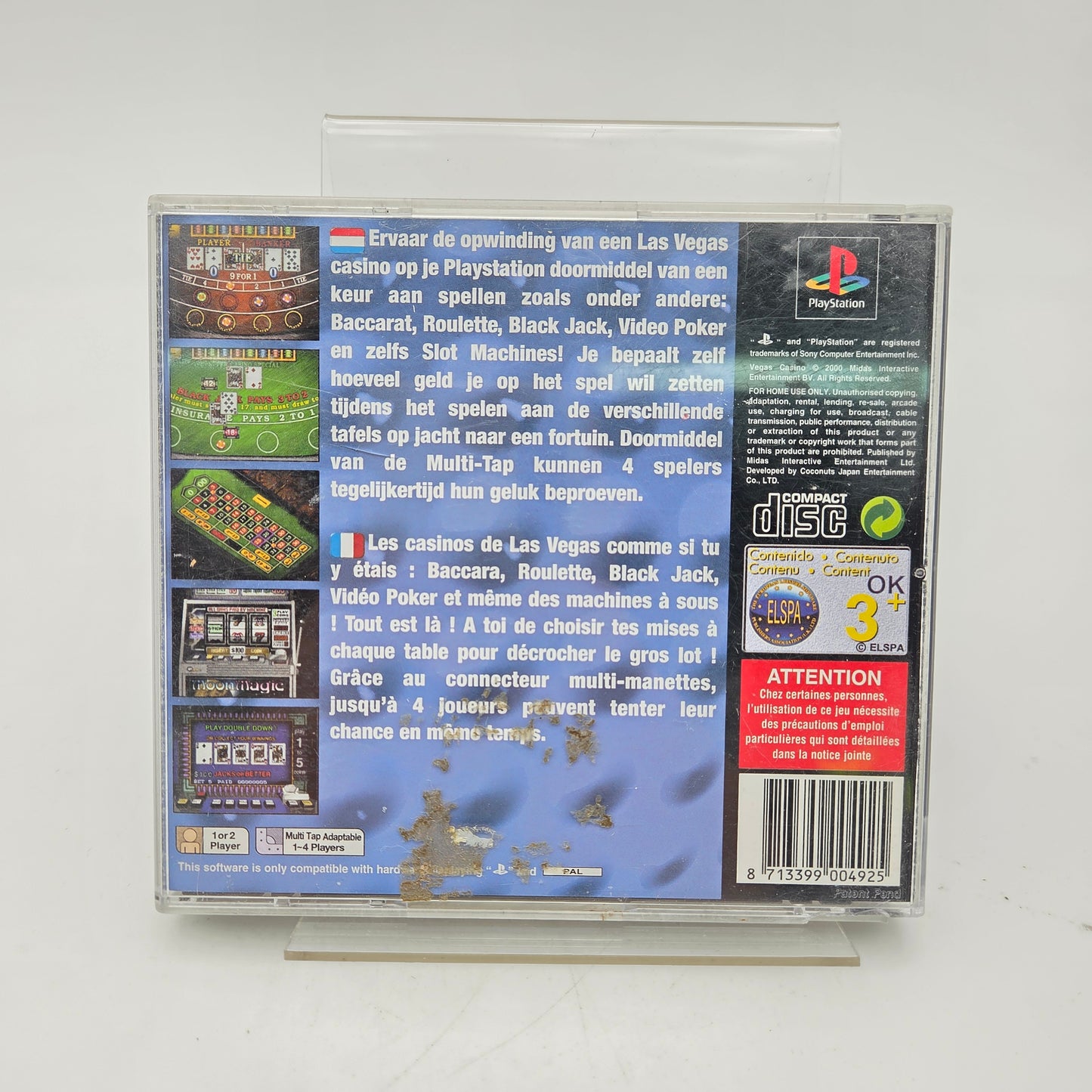 VEGAS CASINO - PLAYSTATION 1