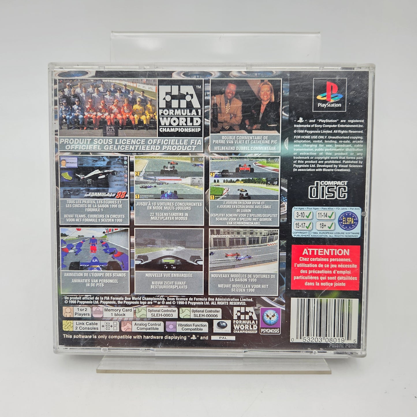 FORMULA 1 98 - PLAYSTATION 1