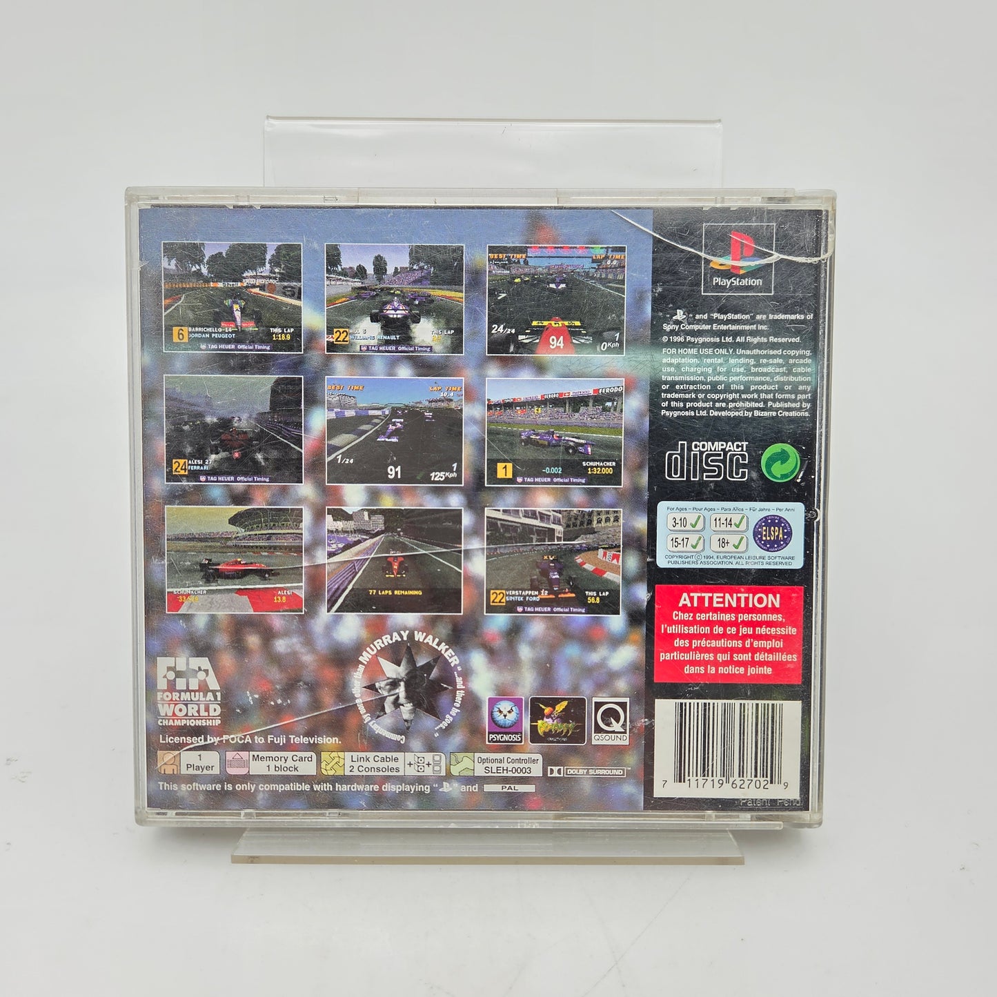 FORMULA ONE - PLAYSTATION 1