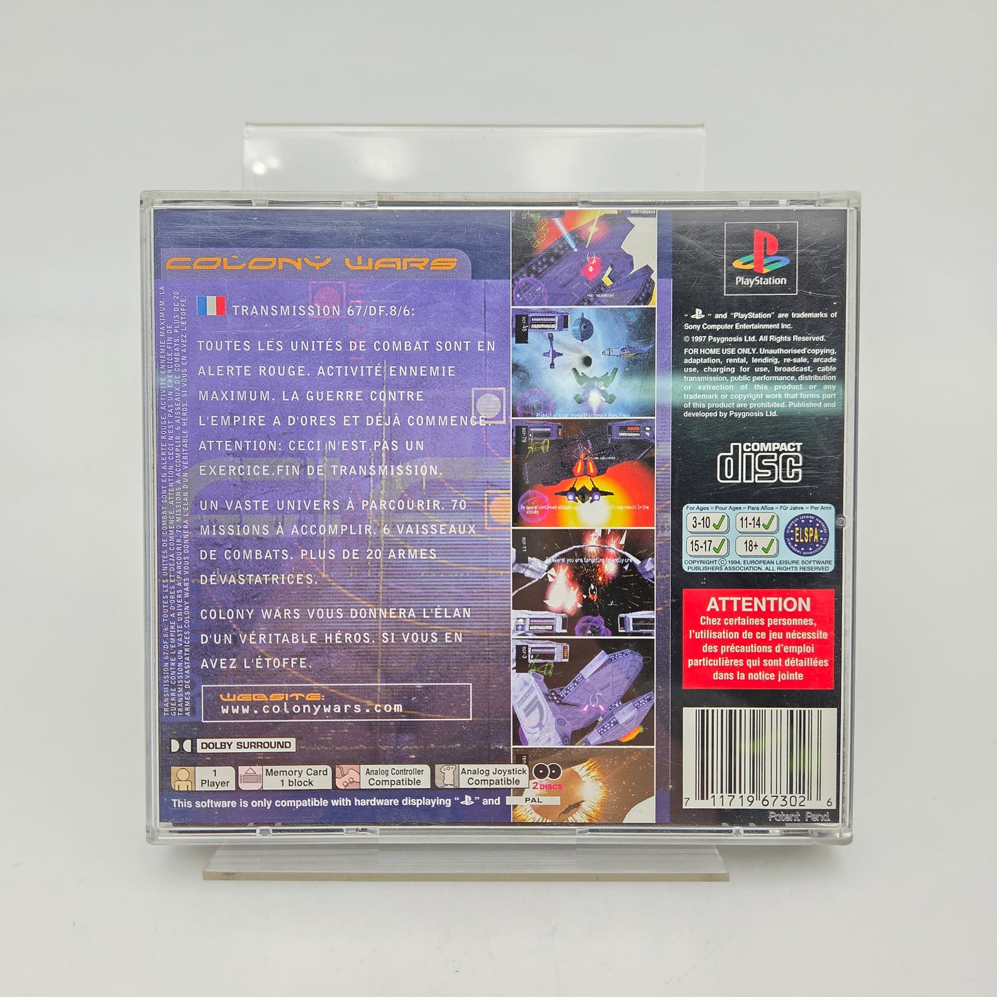 COLONY WARS - PLAYSTATION 1
