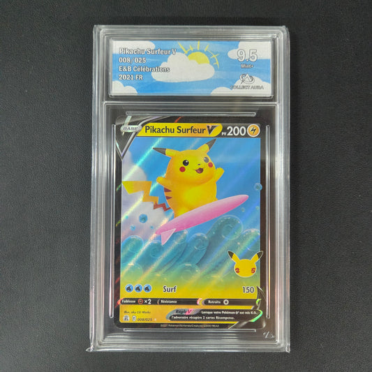 PIKACHU SURFUR V (CEL 008) (CA 9.5)
