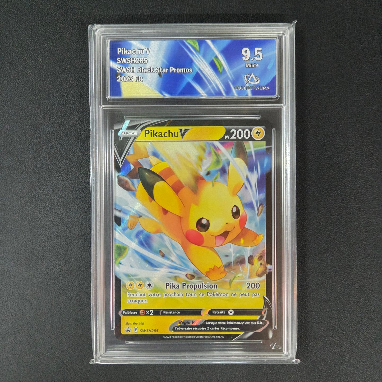 PIKACHU V (SWSH 285) (CA 9.5)