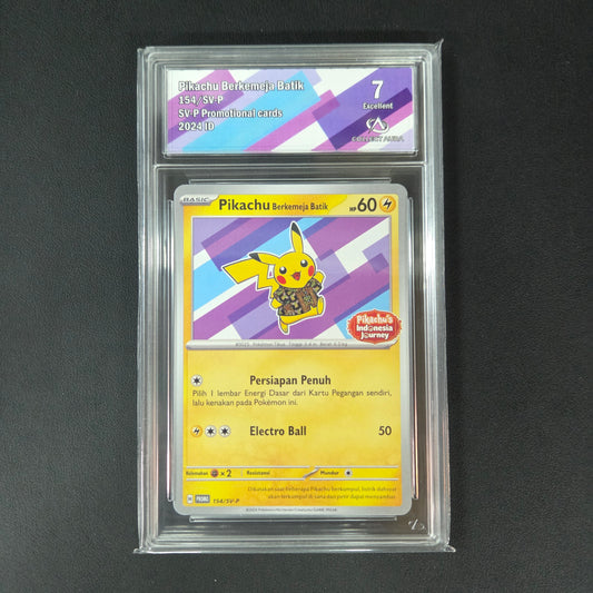 PIKACHU WEARING A BATIK SHIRT (SV-P/ID 154) (CA 7)