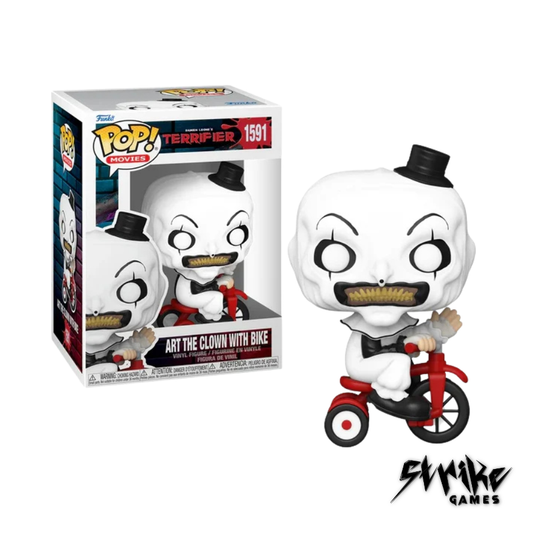 TERRIFIER - POP Movies N° 1591 - Art the Clown avec Vélo