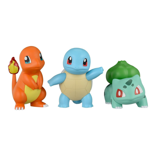 Pokepla - Salameche, Carapuce et Bulbizarre - Maquette Pokémon