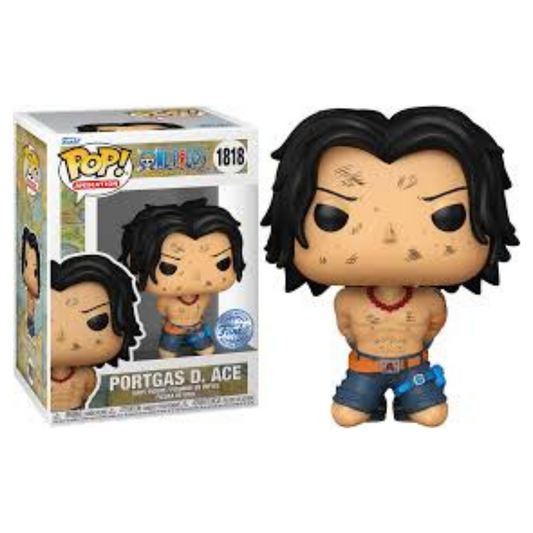 ONE PIECE- POP 1818 PORTGAS D. ACE (EXECUTION) -  WITH POP! PROTECTOR