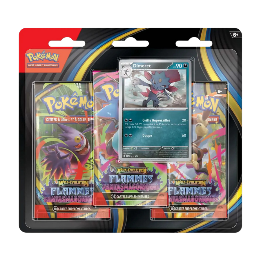 Pokémon ME 02 - Phantasmagorical Flame - Tripack | FR