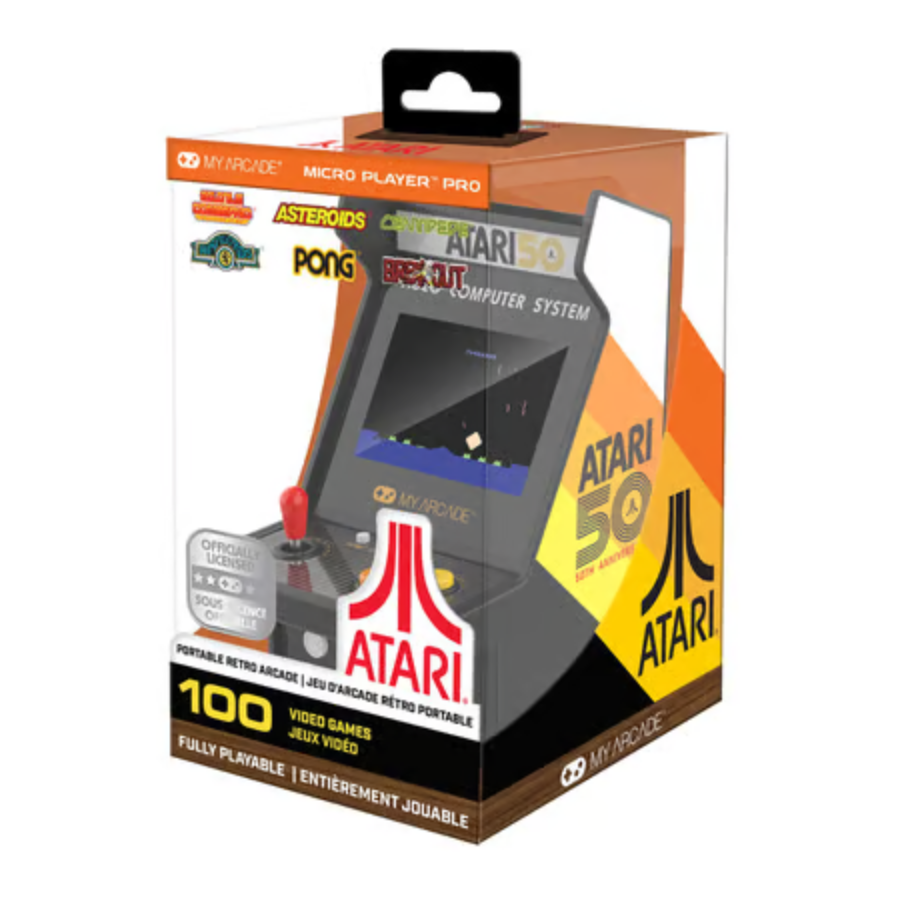 My Arcade - Micro Player Pro Atari 50th Anniversary (100 jeux en 1)