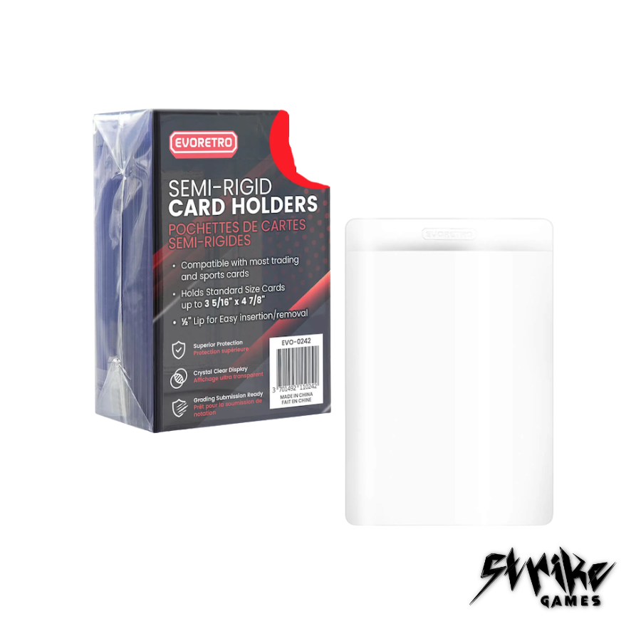 EVORETRO - Semi-Rigid Card Holders 50pc