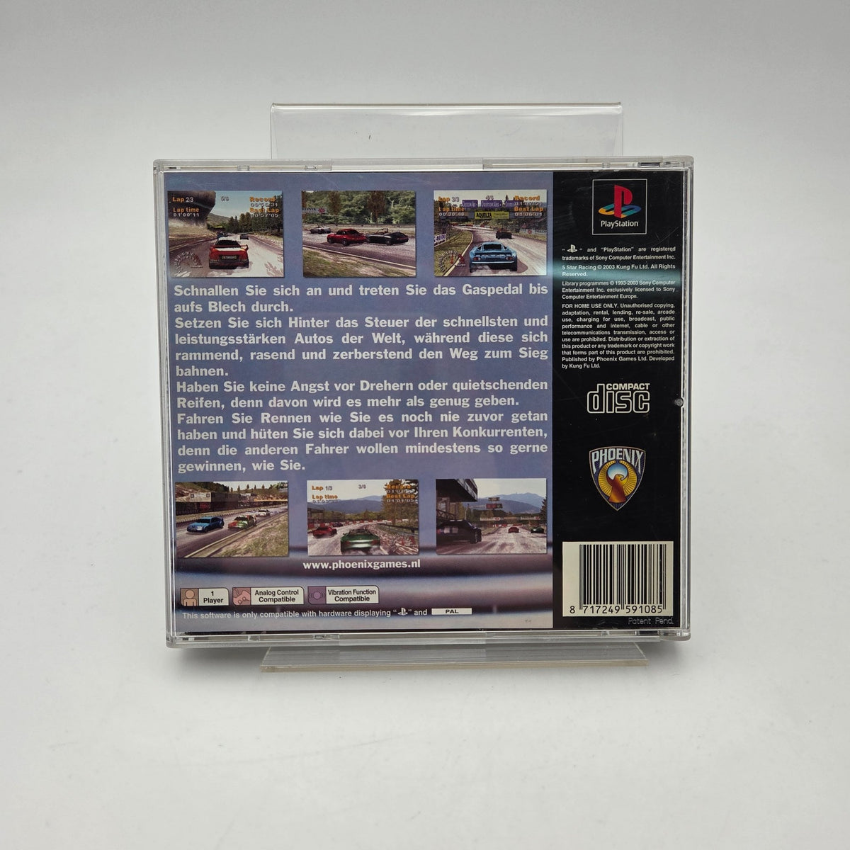 5 STAR RACING - PLAYSTATION 1 - Strike Games