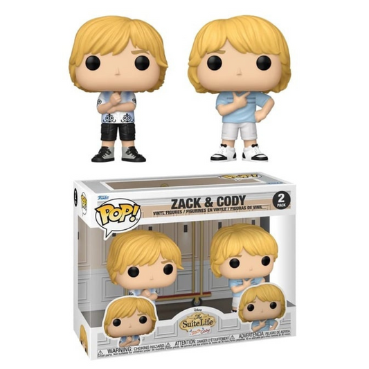 LA VIE DE PALACE DE ZACK ET CODY - POP Disney - 2 Pack Zack & Cody