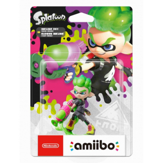 Amiibo Inklink Boy Neon Green - Splatoon Collection