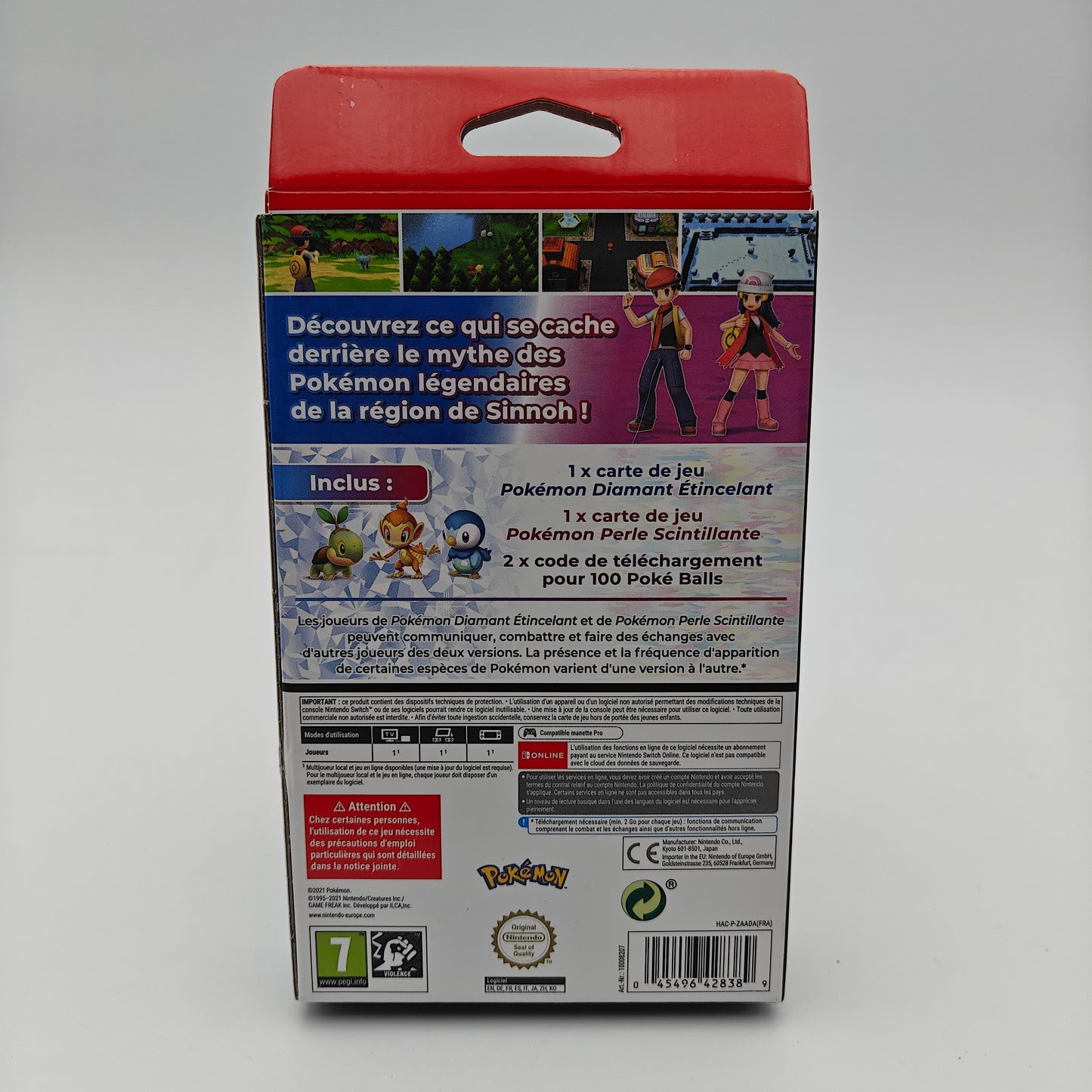 Pokémon Diamant Etincellant & Perle Scintillante - Nintendo Switch [OCCASION]