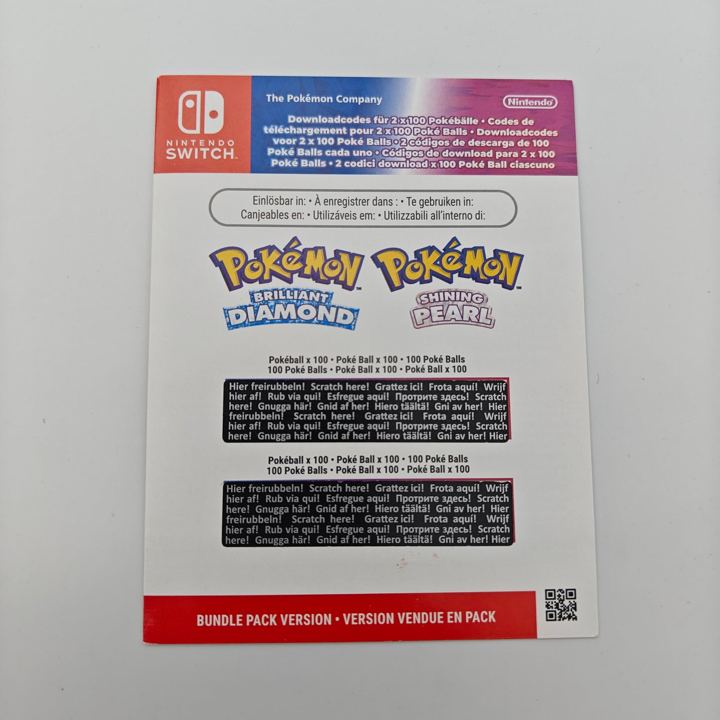 Pokémon Diamant Etincellant & Perle Scintillante - Nintendo Switch [OCCASION]