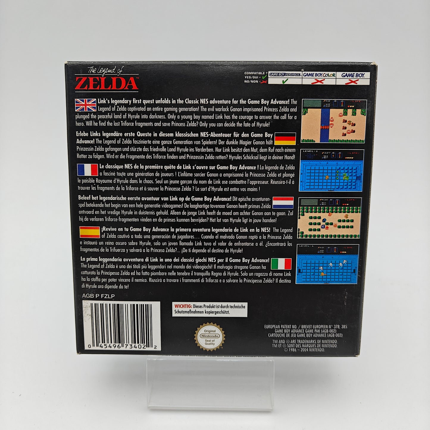 The legend of Zelda - NES Classics - Gameboy Advance